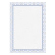Certifikačný papier APLI A4 modrý 115g 25 hárkov