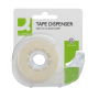 Lepiaca páska Q-CONNECT 19 mm x 33 m s dispenzorom v mixe farieb