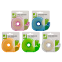 Lepiaca páska Q-CONNECT 19 mm x 33 m s dispenzorom v mixe farieb