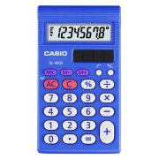 Casio Kalkulačka SL 450 S, modrá, vrecková, osemmiestna