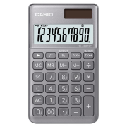 Casio Kalkulačka SL 1000 SC BU, strieborná, desaťmiestna, duálne napájanie