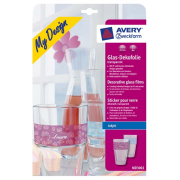 Avery Zweckform, samolepiaca fólia, na sklo, A4, 4 listy, pre atramentové tlačiarne, O