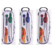 Kružidlo kovové s grafitmi KEYROAD, mix farieb