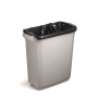 Kôš plastový DURABIN 60l sivý