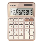 Canon kalkulačka KS-125KB-GD 6818C001, ružová, stolová, dvanásťmiestna, automatické vypnutie